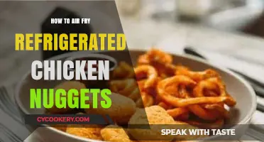 Perfectly Crispy Air-Fried Chicken Nuggets from the Fridge