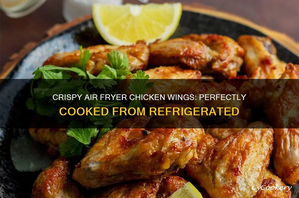 how to air fry refrigerated chicken wings