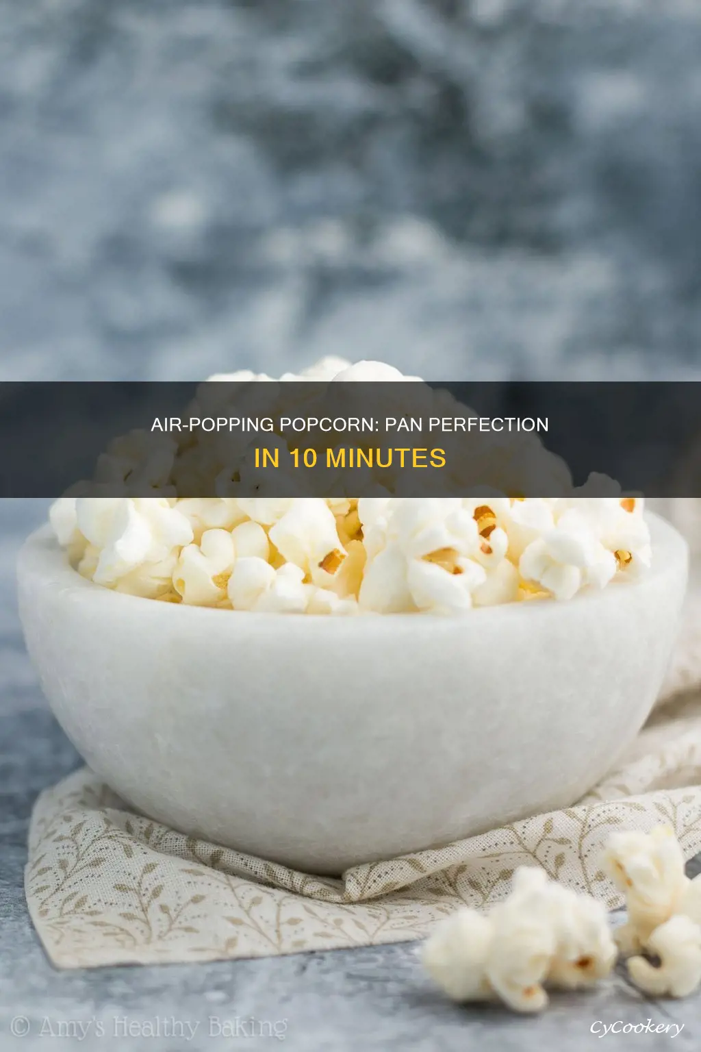 how to air pop popcorn in a pan