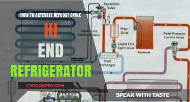 Activating the Defrost Cycle in High-End Refrigerators: A Simple Guide