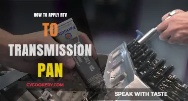 Applying RTV to Transmission Pan: A Step-by-Step Guide