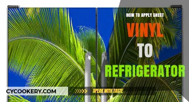 Easy DIY Guide: Applying Sheet Vinyl to Your Refrigerator