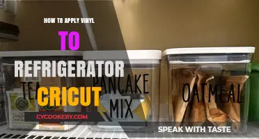 Easy Vinyl Application: Transform Your Fridge with Cricut in Steps