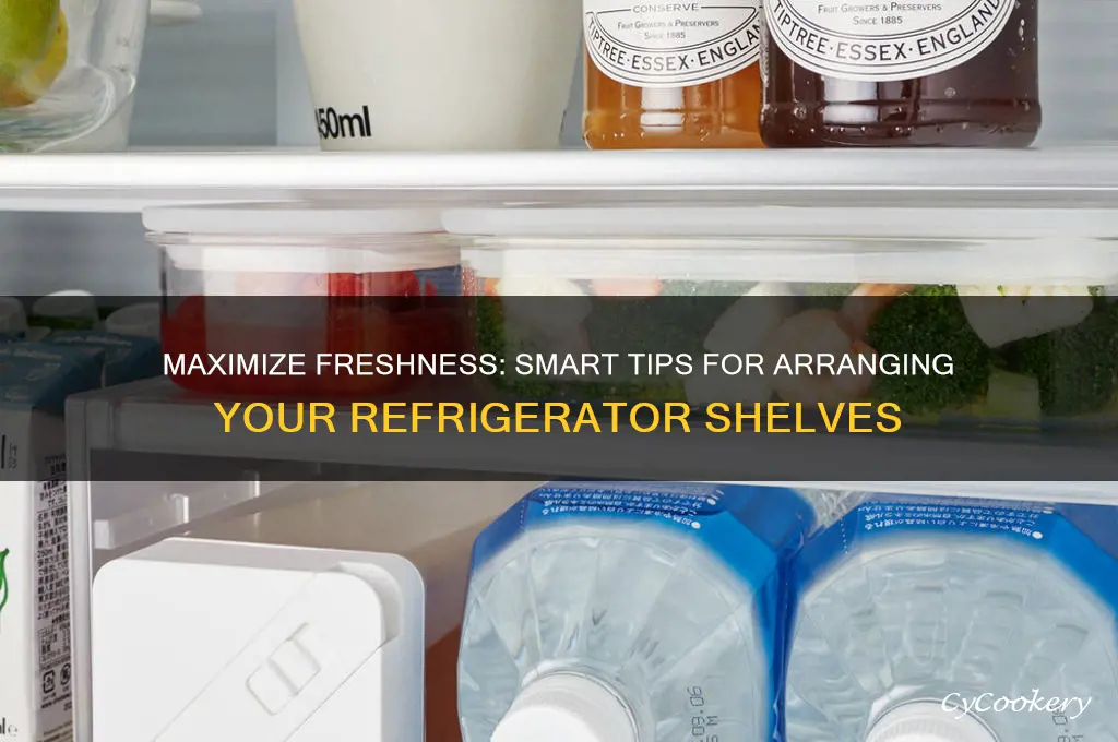 how to arrange shelves in a refrigerator