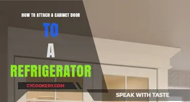 Easy Steps to Attach a Cabinet Door to Your Refrigerator