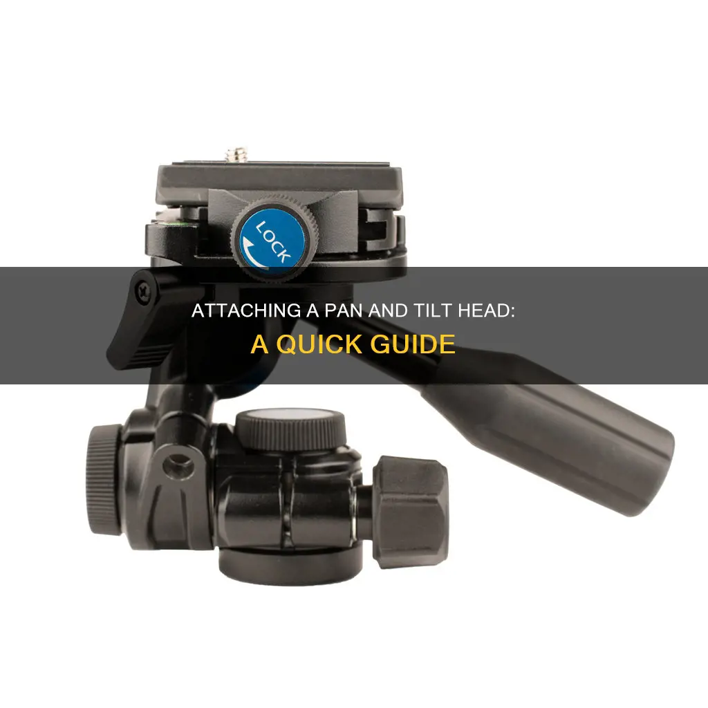 how to attach a slik pan and tilt head