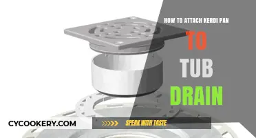 Attaching Kerdi Pan to Tub Drain: Easy Steps to Success