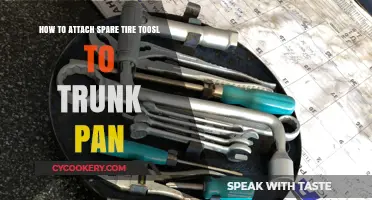 Attaching Spare Tire Tools: Trunk Pan Method
