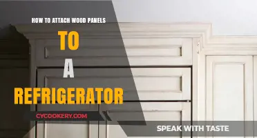 Chill Style: Attaching Wood Panels to Your Refrigerator