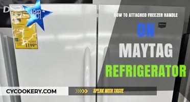 Easy Guide to Attaching a Freezer Handle on Your Maytag Refrigerator