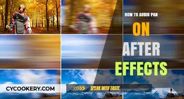 Panning Audio in After Effects: A Beginner's Guide