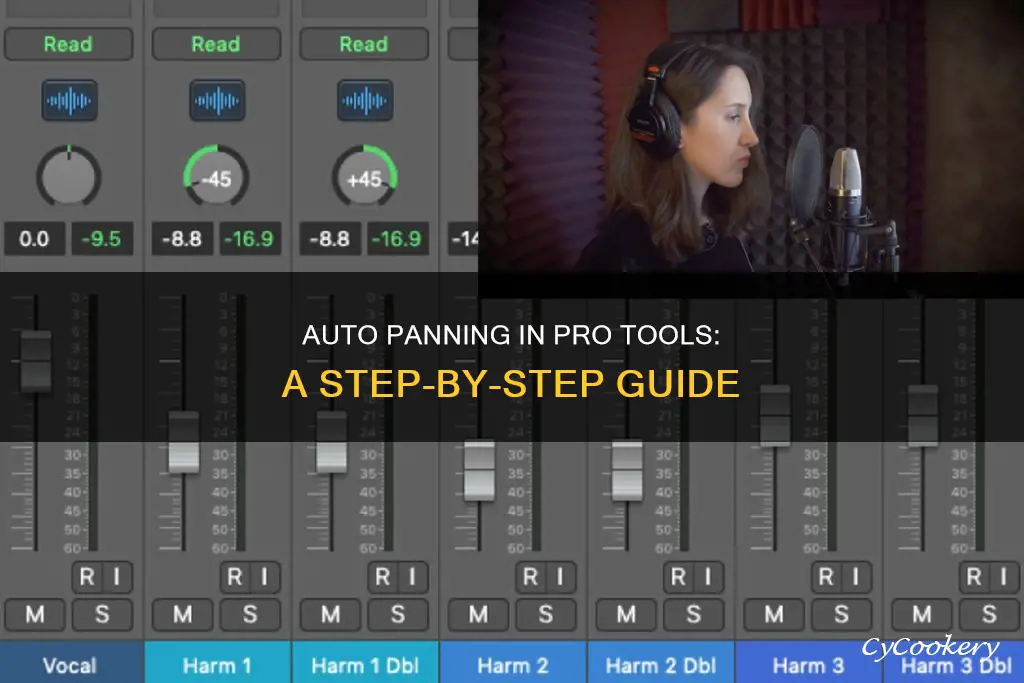 how to auto pan in pro tools