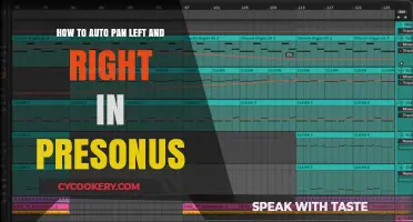 Auto-Panning in Presonus: Left and Right Techniques