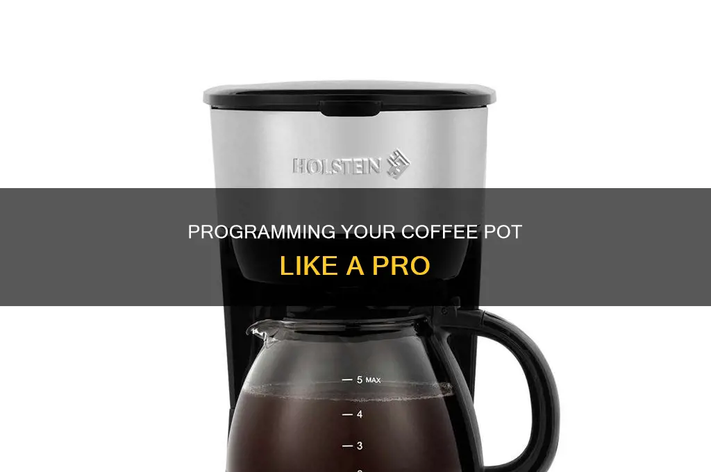 how to auto program cooks signature coffee pot