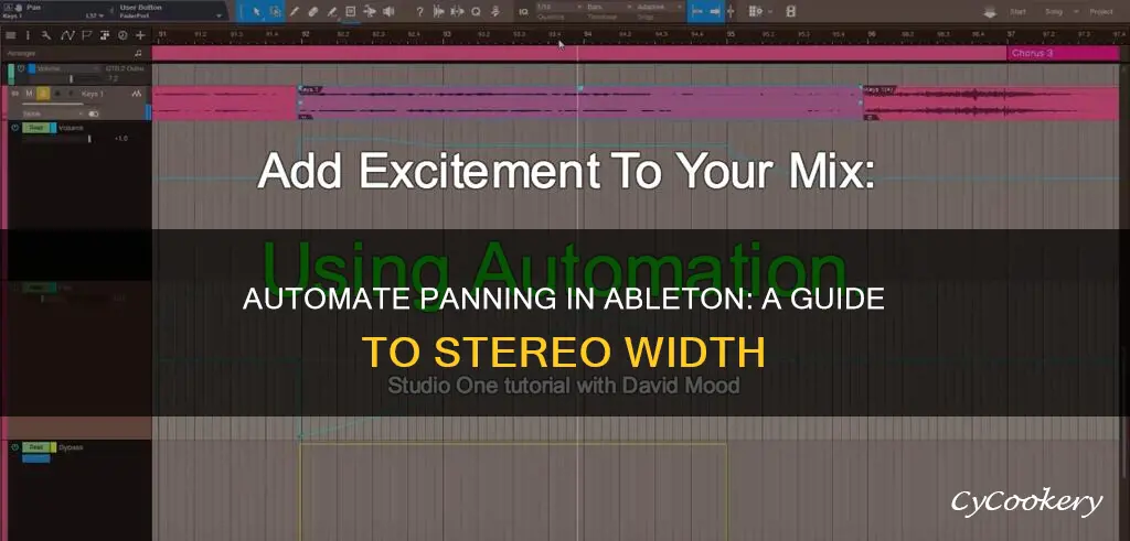 how to automate panning in ableton