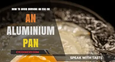 Aluminum Pan Egg Frying: Avoiding the Burn