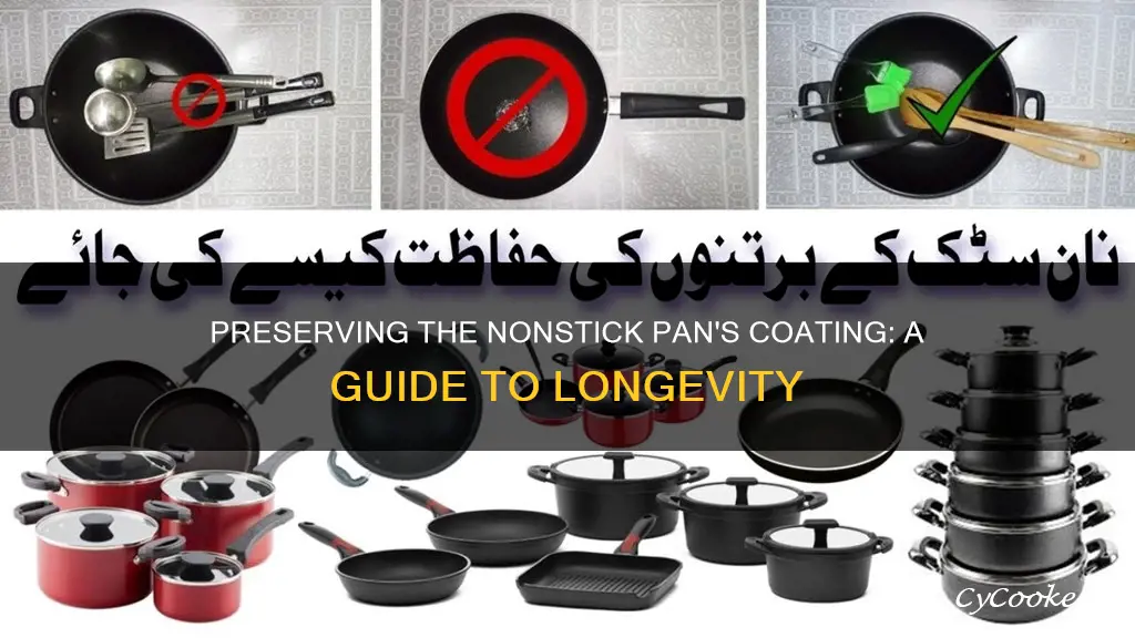 how to avoid removal of coating of nonstick pans