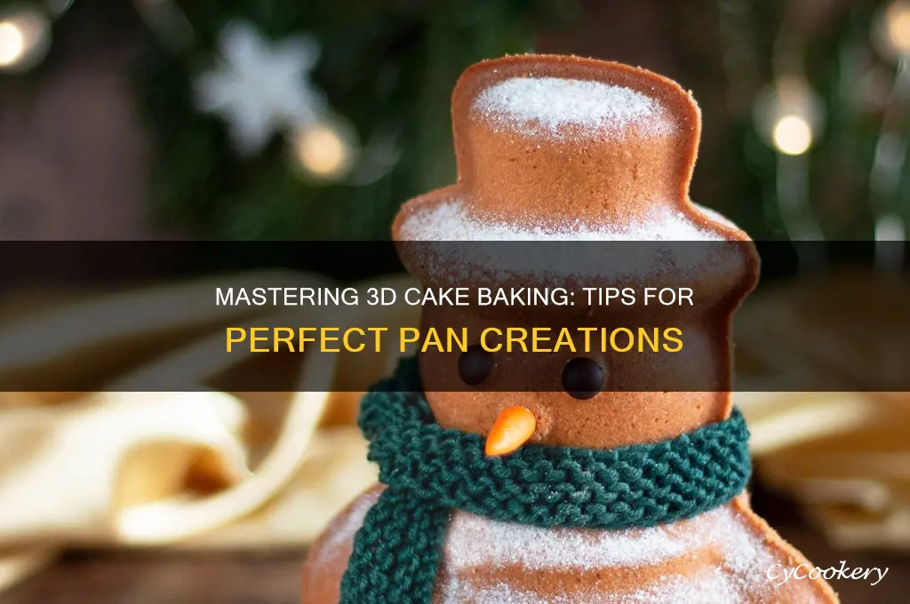 how to bake a cake using 3d pan