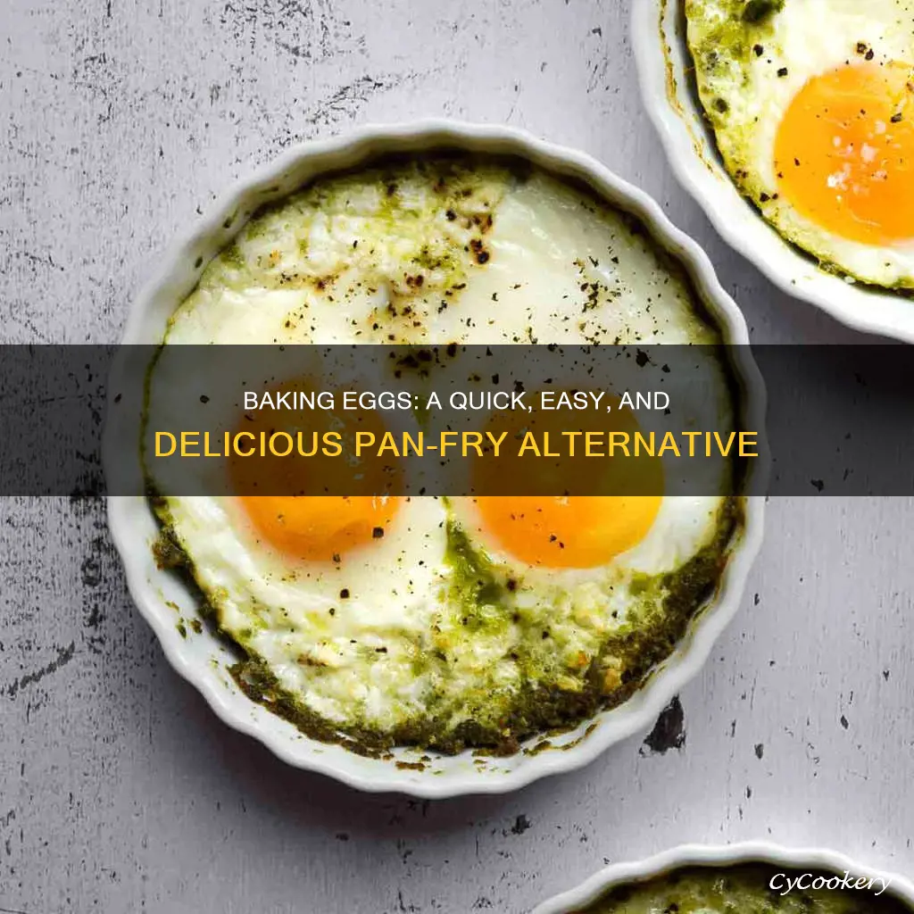how to bake a pan of eggs