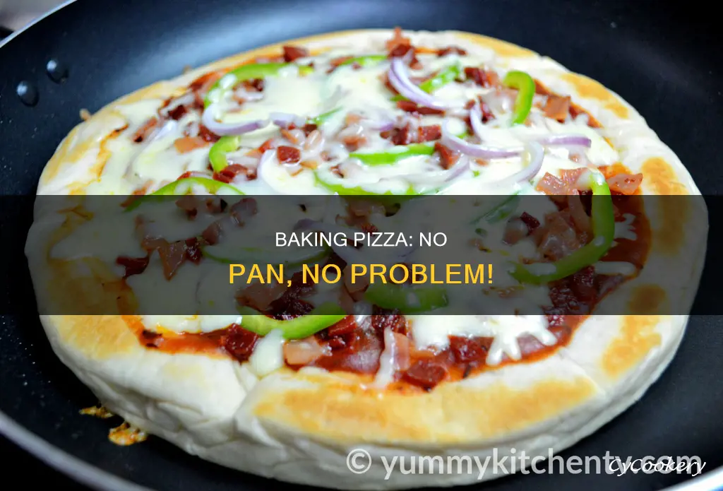 how to bake a pizza without a pizza pan