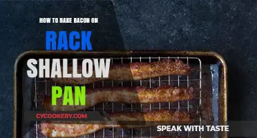 Baking Bacon: Rack and Shallow Pan Method