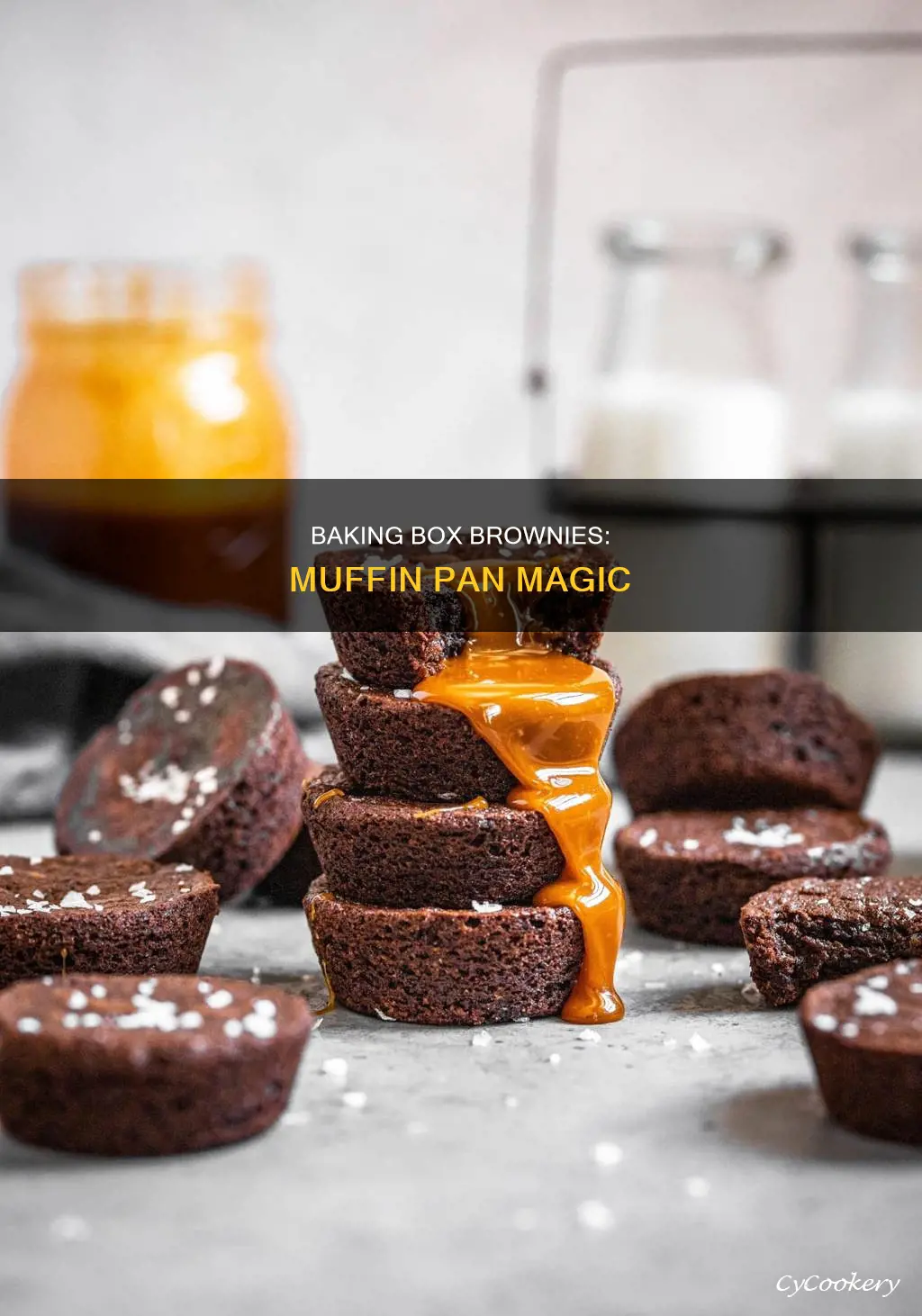 how to bake box brownies in a muffin pan