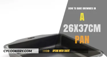 Baking Brownies: Adjusting Your Recipe for a 26x37cm Pan