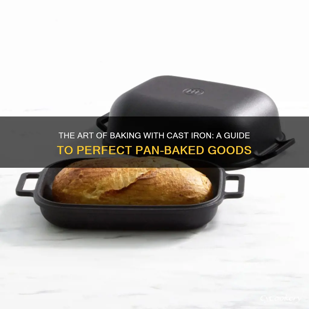 how to bake cast iron pan