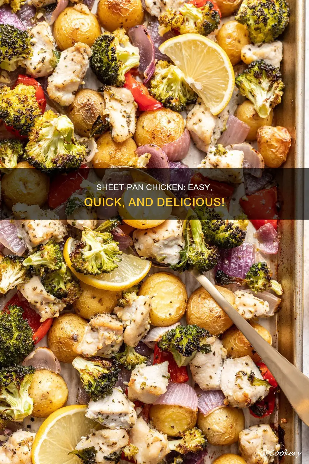 how to bake chicken on a sheet pan