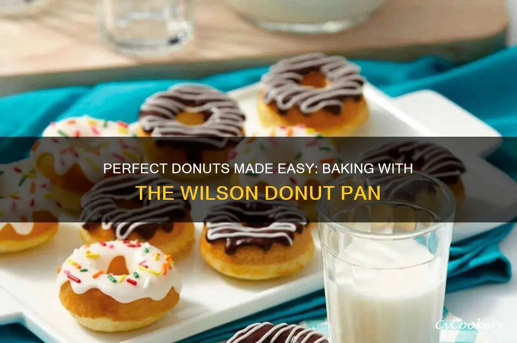 how to bake donuts using wilson donut pan