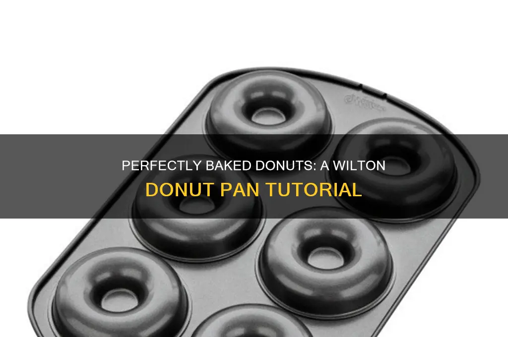 how to bake donuts using wilton donut pan
