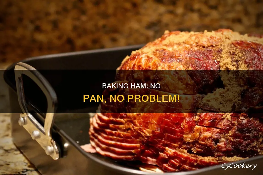how to bake ham in oven without pan