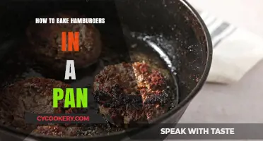 Pan-Baked Hamburgers: A Quick, Tasty Treat