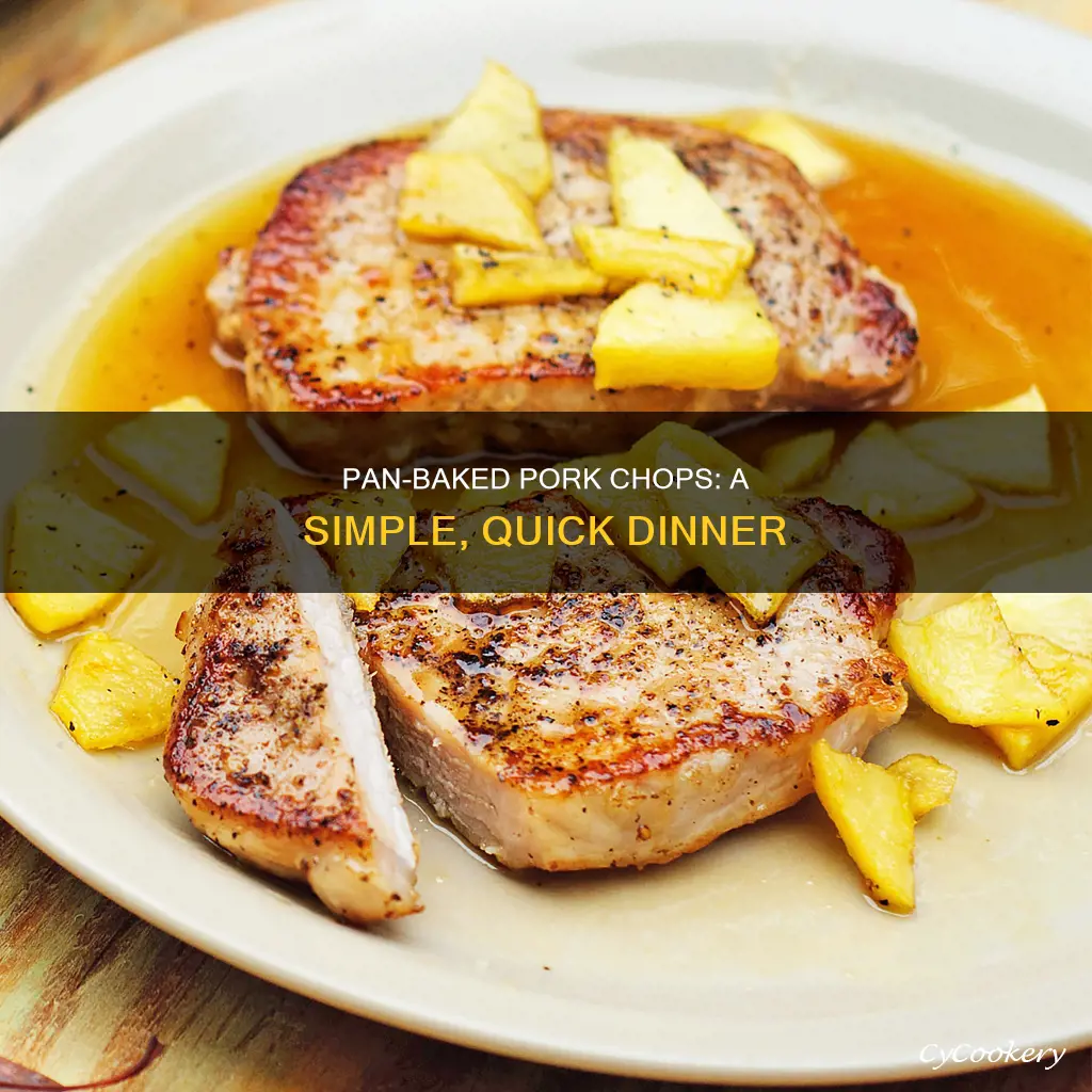 how to bake pork chops in a pan