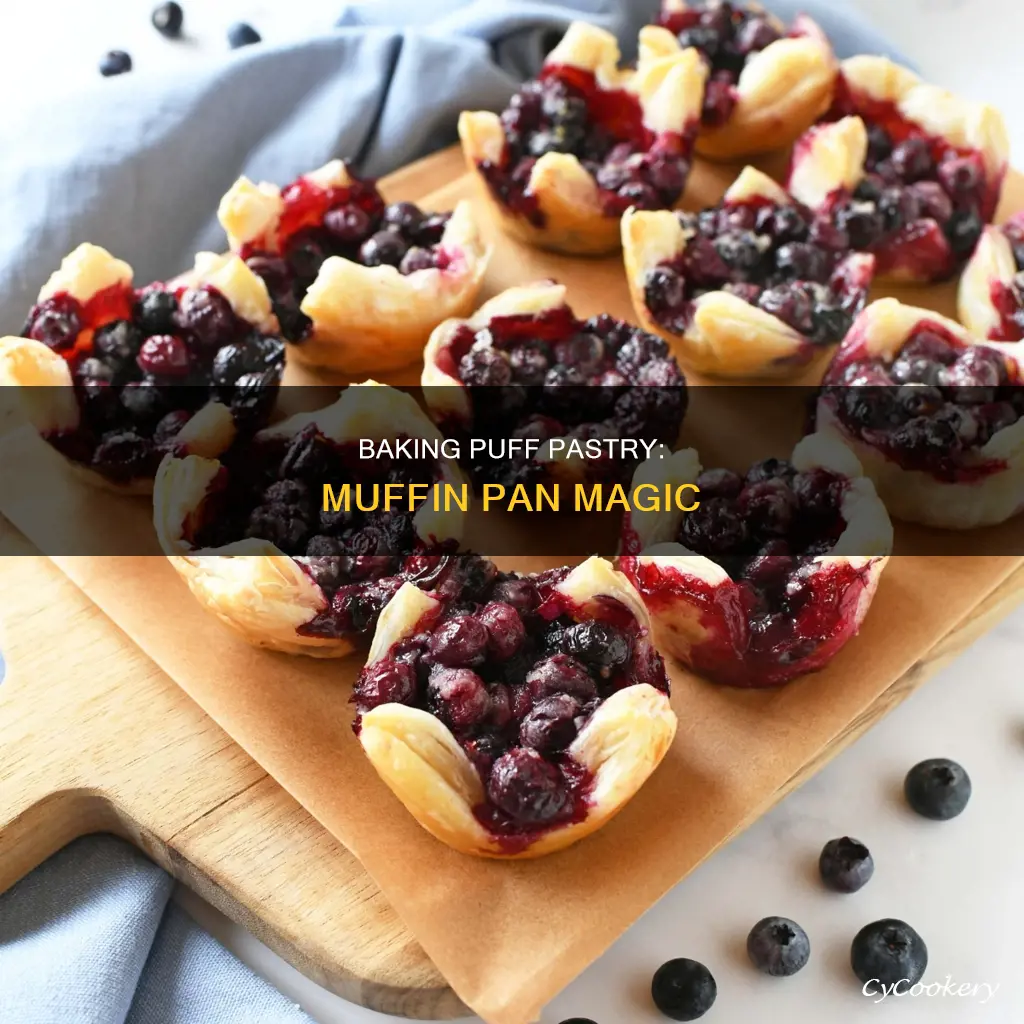 how to bake puff pastry in muffin pan