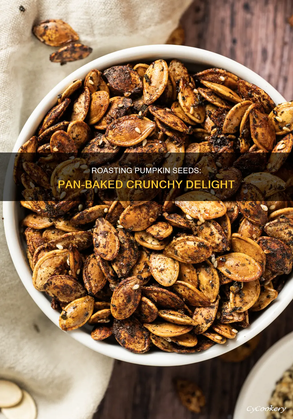 how to bake pumpkin seeds in a pan