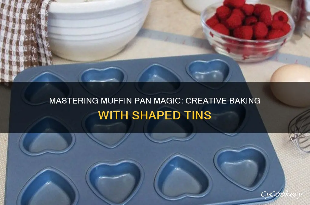 how to bake using a shaped muffin pan