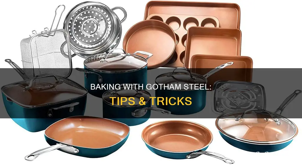 how to bake with gotham steel pan