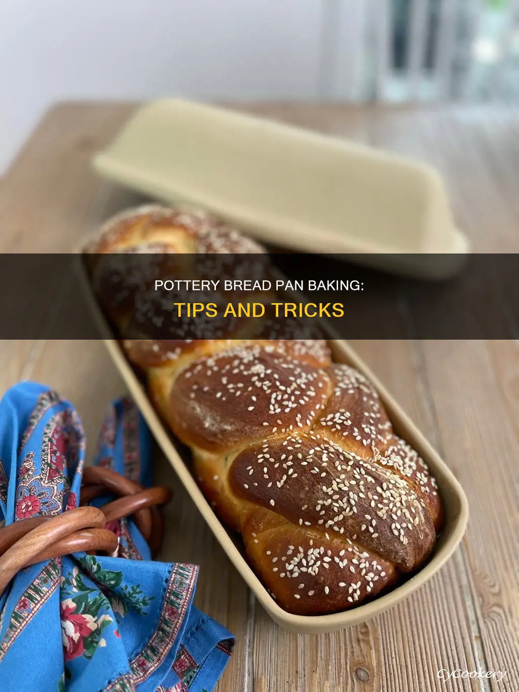 how to bake with pottery bread pan