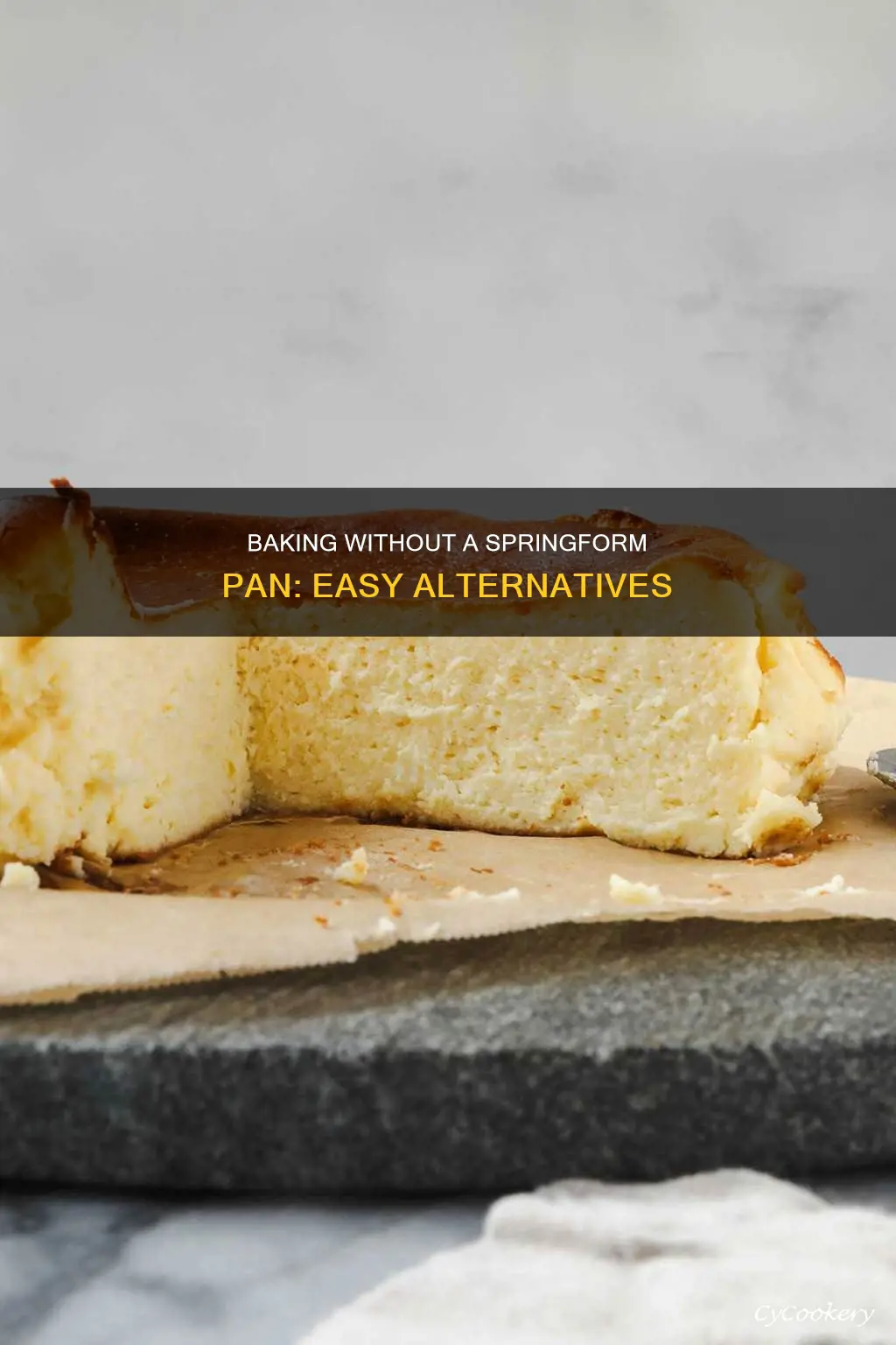 how to bake without a springform pan