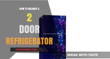 Mastering Stability: Tips to Balance Your 2-Door Refrigerator Easily