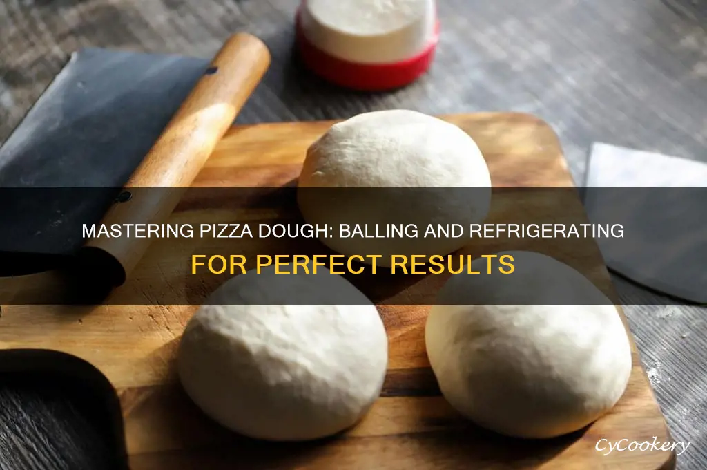 how to ball and refrigerate pizza dough