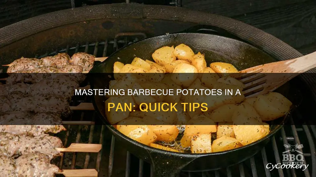 how to barbecue potatoes in a pan