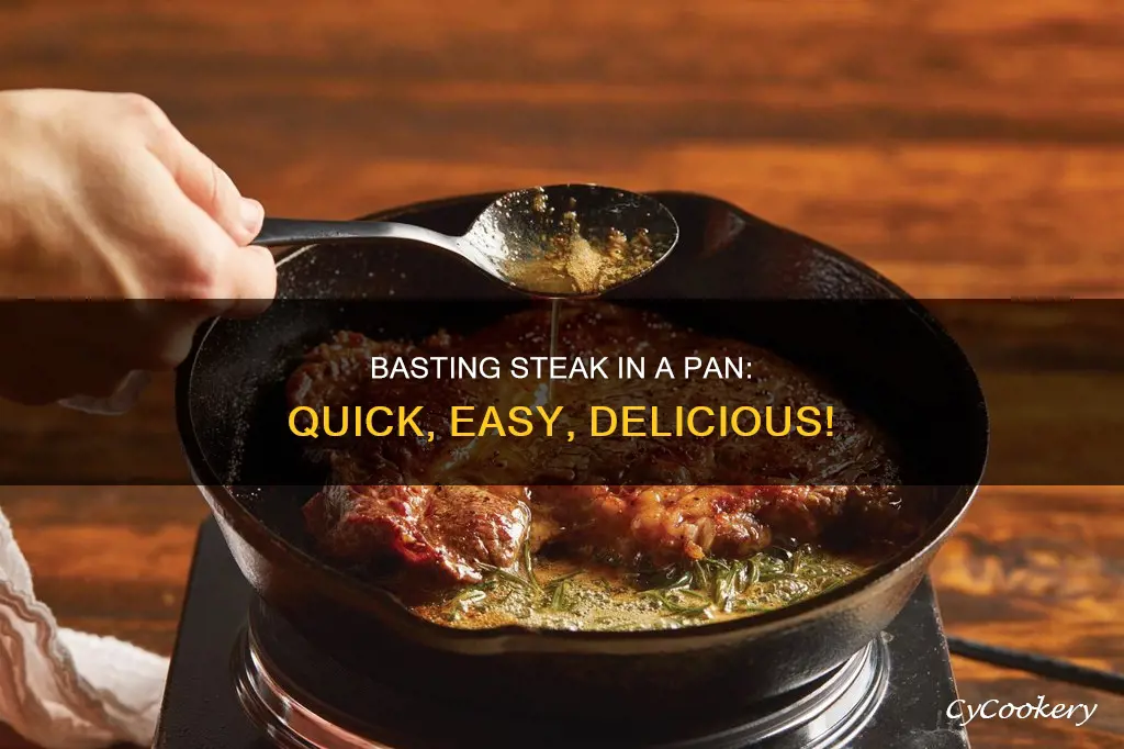 how to baste a steak in a pan