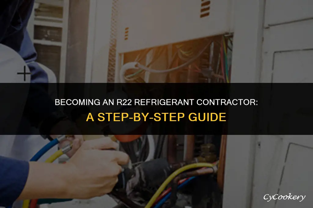 how to be a contractor to buy r22 refrigerant