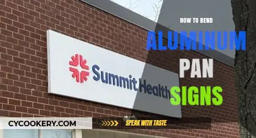 Bend Aluminum Pan Signs Like a Pro