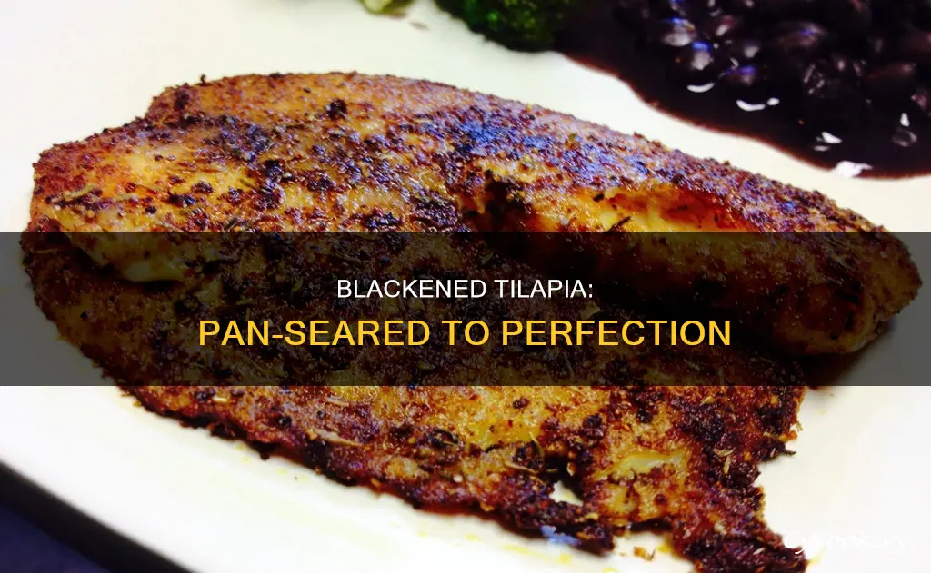 how to blacken tilapia in a pan