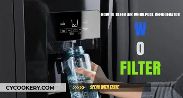 Efficiently Bleed Air from Your Whirlpool Fridge Without a Filter