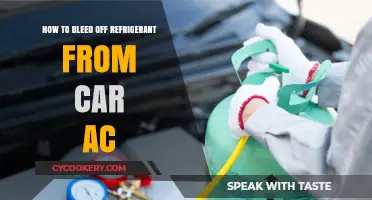 Safely Bleeding Refrigerant from Your Car's AC System: A DIY Guide
