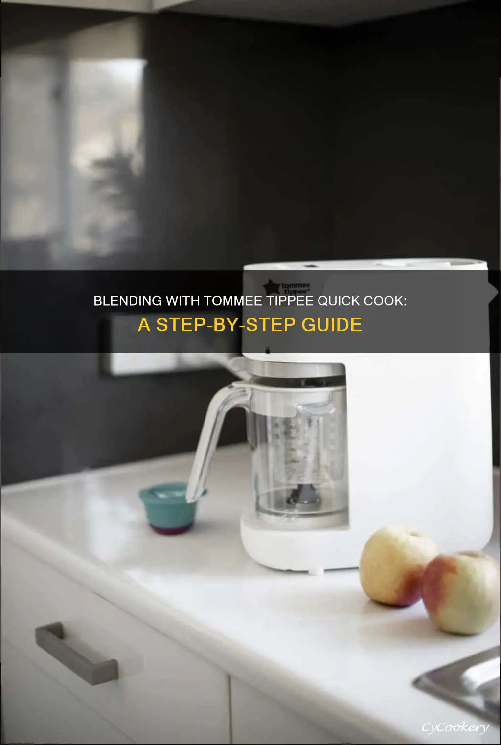 how to blend on tommee tippee quick cook